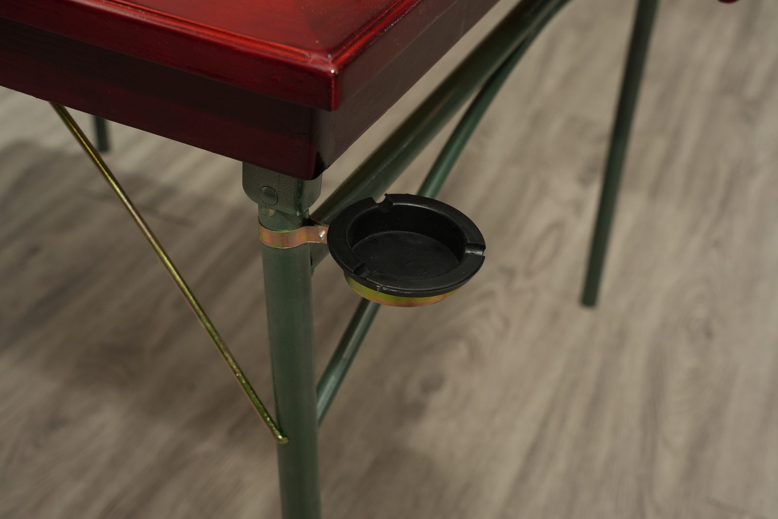 Under-table ashtray accessory