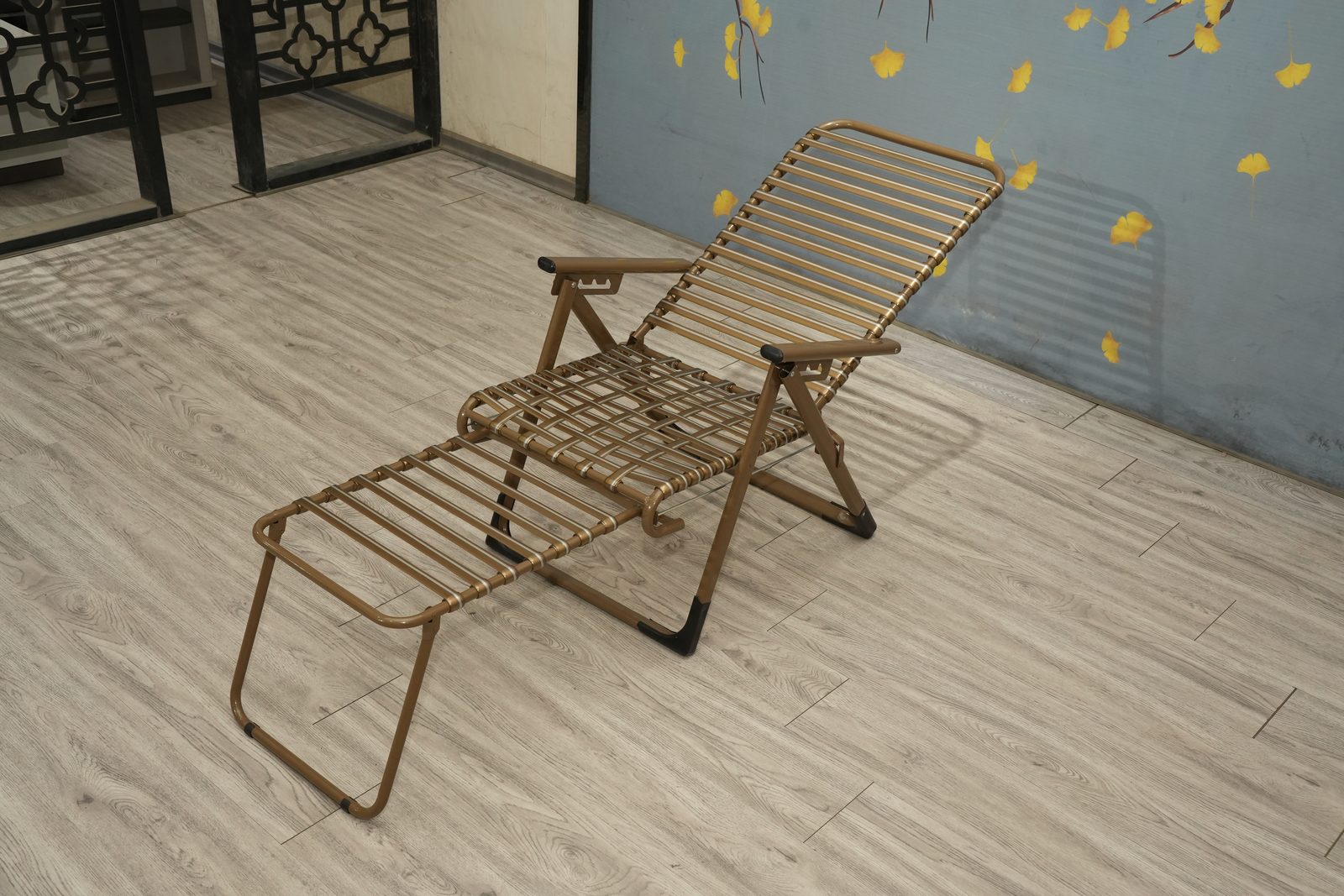 Reclined view with footrest extended