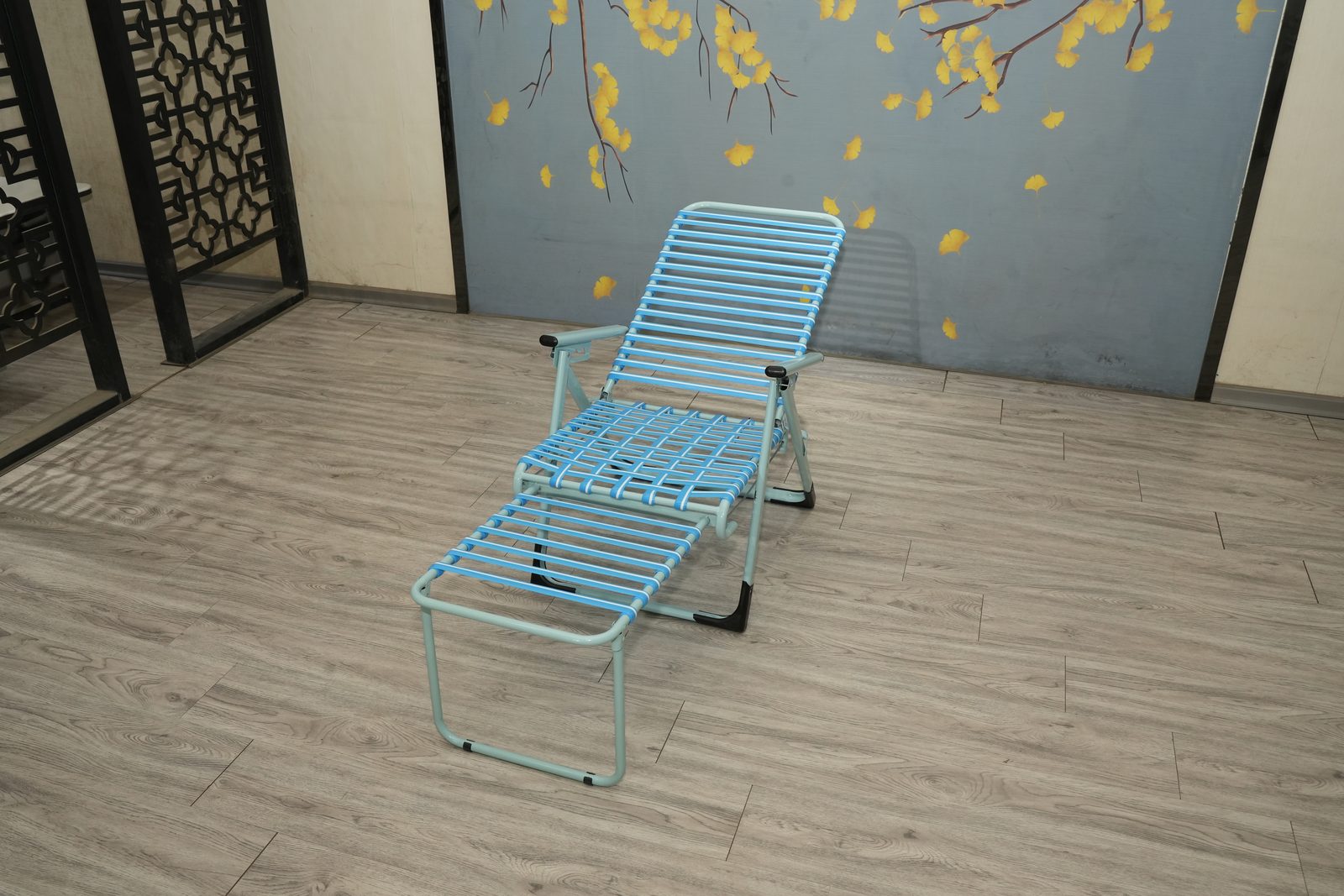 Reclined view with footrest extended